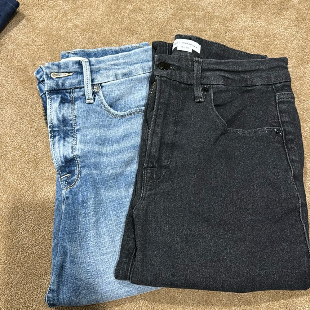 Good American size 4/27 skinny jean bundle DEAL!!